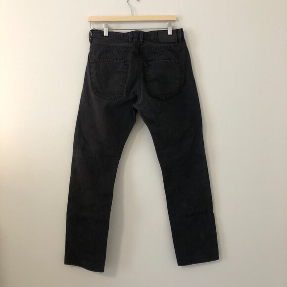 Duchamp London Black Cotton Jeans Straight Leg Size 29x30 - Picture 4 of 12